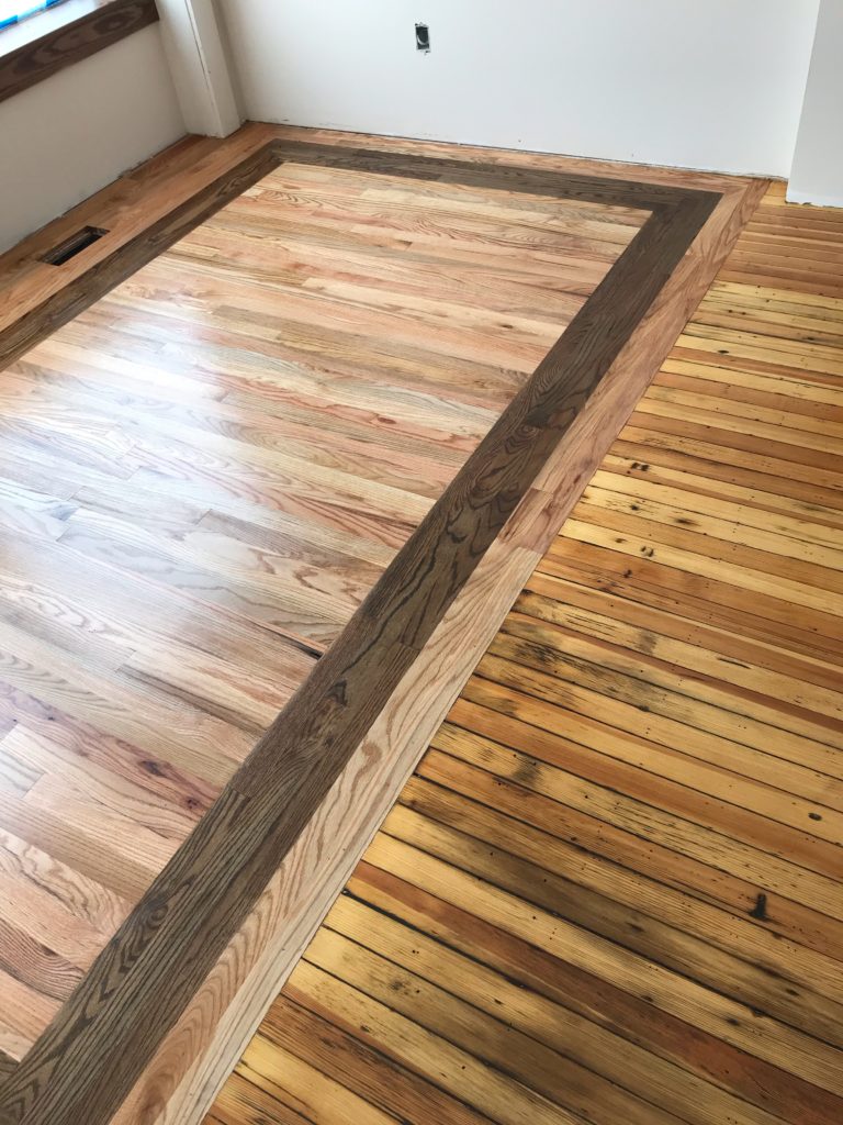 Original flooring restored in Hardt Gallery