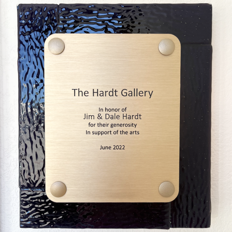 Hardt Gallery Plaque